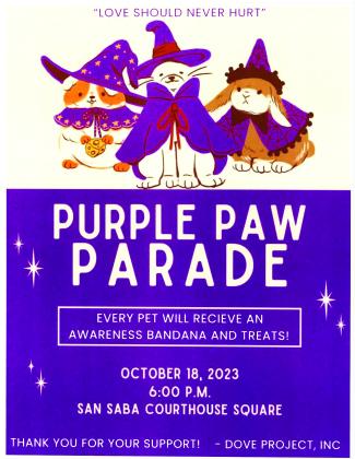 Purple Paw Parade