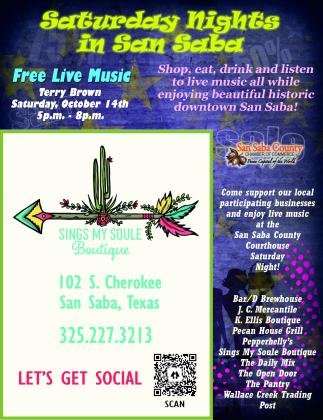 Saturday Nights in San Saba