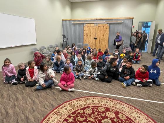 San Saba Elementary first graders visit train museum in Brownwood