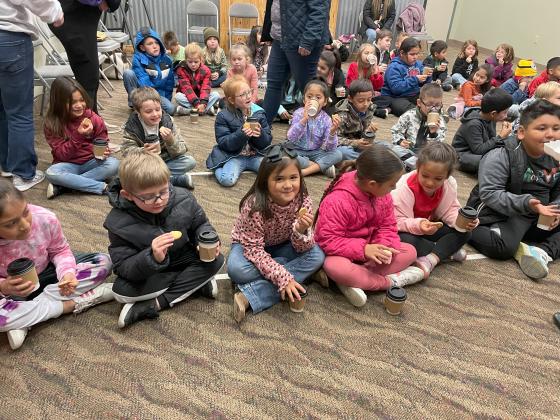 San Saba Elementary first graders visit train museum in Brownwood