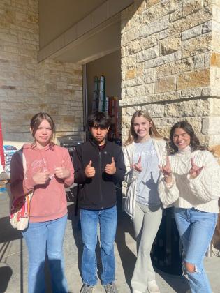 Sheridan Haynes, Christian Reyes, Gracen Shahan, and Alyssia Torres