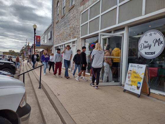 Local church treats San Saba HS seniors to spaghetti lunch