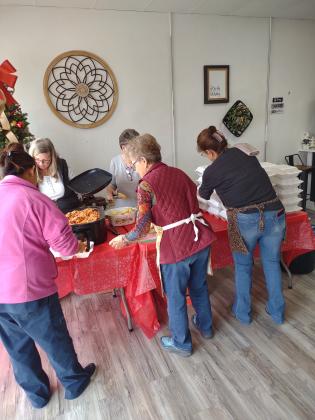 Local church treats San Saba HS seniors to spaghetti lunch