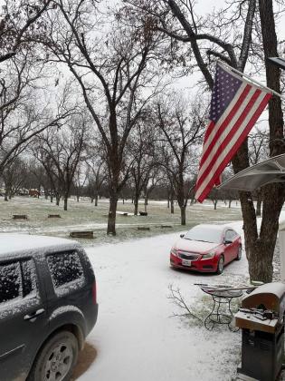 Beautiful snow day in Bend, TX Photo credit Rachael Lemaster
