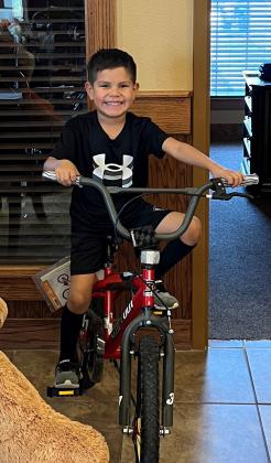 Bike winner Julian Rodriguez