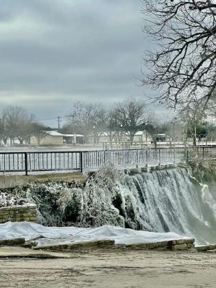 Falls at Mill Pond Park Photo credit Mae Claire