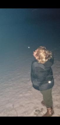 Ryhet Wysong catching snowflakes CR 340 Photo credit Caitlin Elizabeth Hall