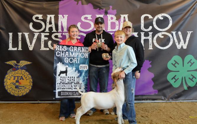Reserve Grand Champion Goat - Brody Edmondson