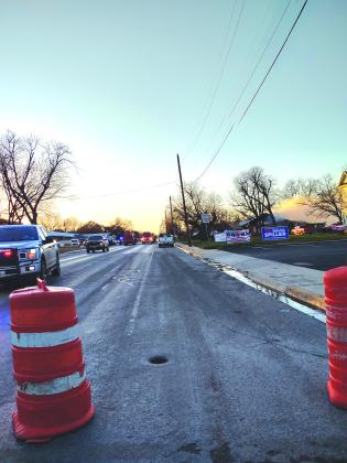 House fire January 11th - Street view