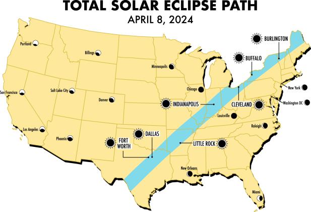 Total Solar Eclipse Map