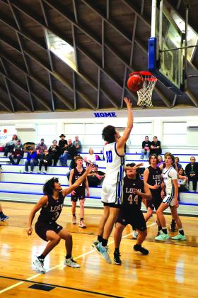 Final district game against Lohn  #10 Jayden Sutherland