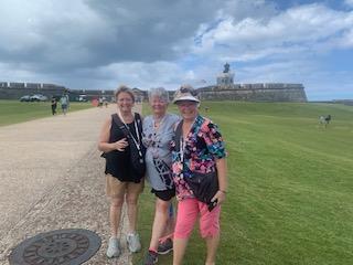 Sue and her sisters, Dee and Bev