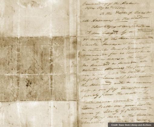 William B. Travis Letter (February 24, 1836)