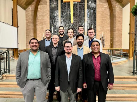 ILLUMEN, a 10-member men’s professional chorus group from the San Antonio area, will perform at the Fredericksburg Music Club’s seventh of eight 2023-2024 performances on Sunday, April 21, beginning at 3 p.m. in the sanctuary of Fredericksburg United Methodist Church, 1800 North Llano.