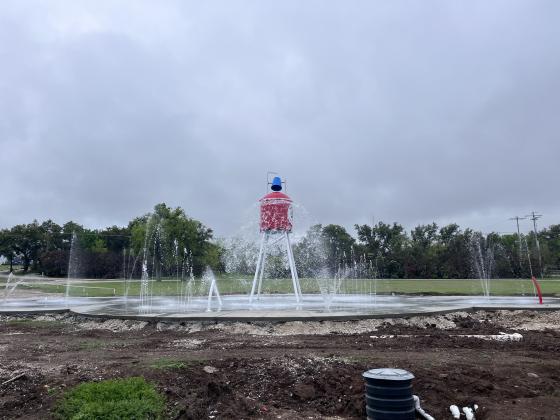 The Splash Pad at Mill Pond Park is almost ready! They started testing last week and are making the final touches. Hopefully, it will be ready around the first week in May.