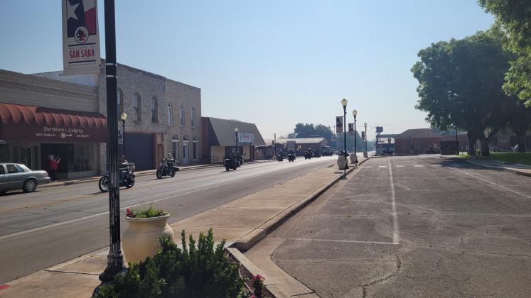 Motorcycle Ride through San Saba