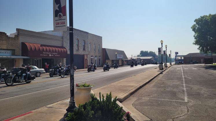 Motorcycle Ride through San Saba