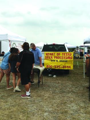 RS Trade Days - Heart of Texas Deer Processing booth (from Junction, Texas) Photo by Carolyn Preece