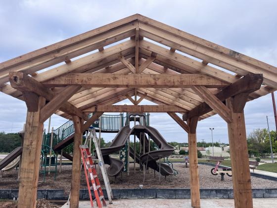 Gazebo in the works at the Splash Pad