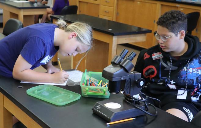 HPU Summer Scholars enjoy hands-on learning experiences in one of HPU’s labs.
