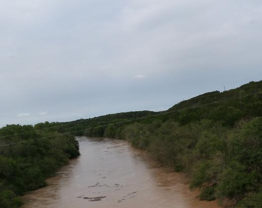 Colorado River view from just north of San Saba - courtesy of Carolyn Boswell Preece