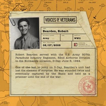 Bearden, Robert - Courtesy of Voices of Veterans