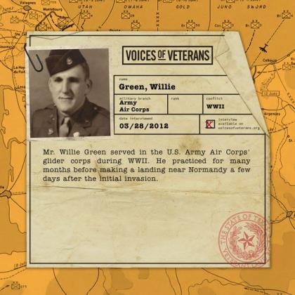 Willie Green - Voices of Veterans