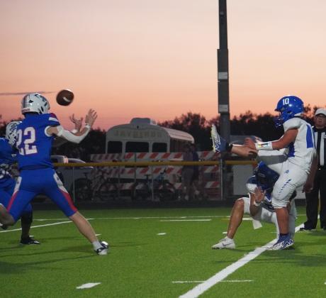 Tatum Shanklin works hard in the game against Highland / Courtesy of Valerie Valdez