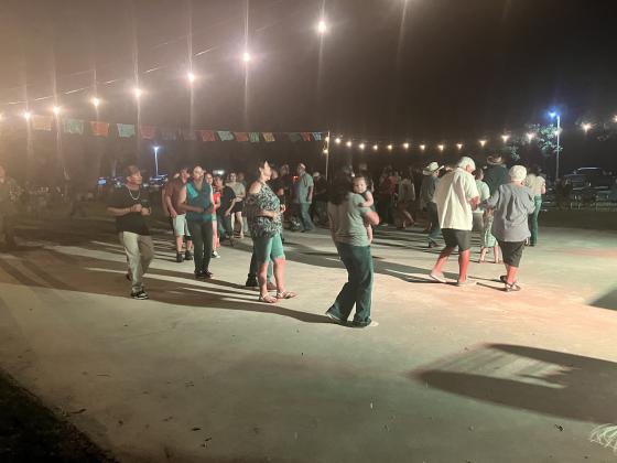 The crowd enjoying the dance at the 2024 Diez Y Seis celebration Courtesy of Sarah Saldivar