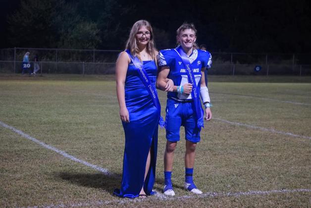 Sophomore class duchess, Hannah Simms and Weston Woolsey Courtesy Emma Sorrels