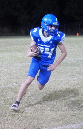 Preston Hanley was focused during the game against Arlington Heights - courtesy of Valerie Valdez