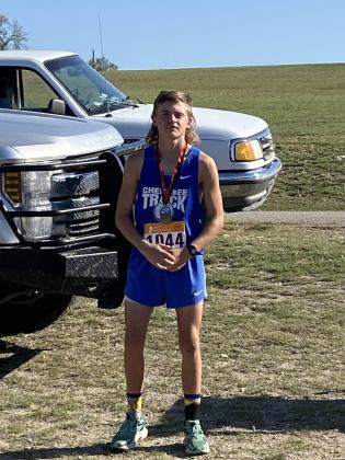 Weston Woolsey at the cross country meet Courtesy of Valerie Valdez