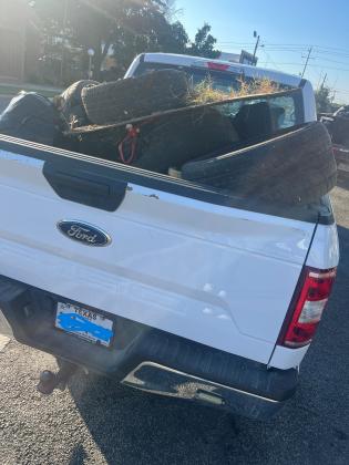 This is a sample of what resident leave on the curbside, and the city employees pick up. Courtesy of Sarah Saldivar
