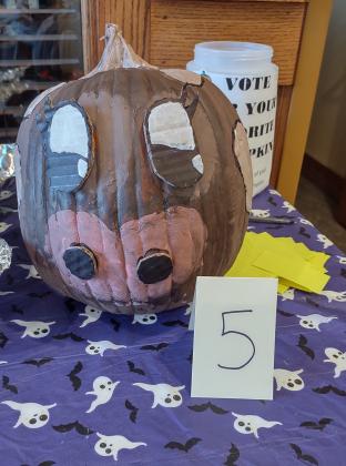 5th Place - Cow Pumpkin by Ray Martinez  / Photo by Djuana Payton