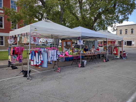 Trigger Mountain Designs booth at the October October Pecan Capital Trade Days