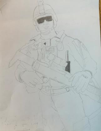 Art contest winner, Addisyn Trinidad Courtesy of Kari Owen