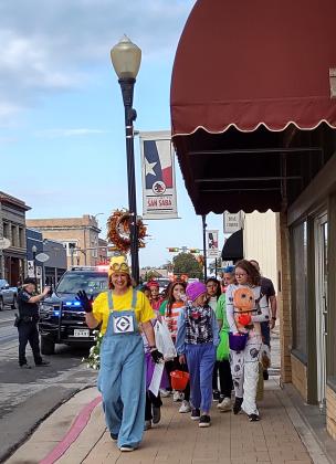 Here they come....walking down the street / Photo by Djuana Payton