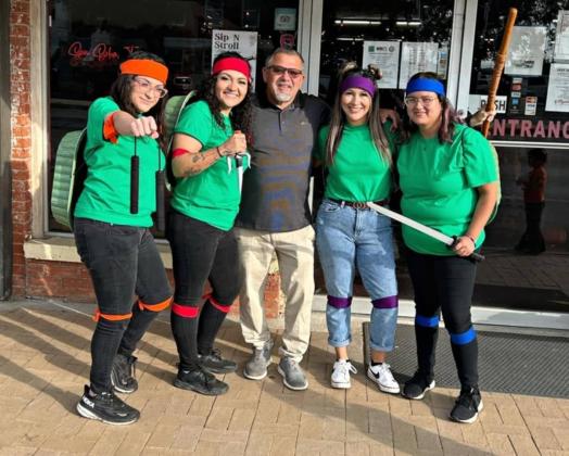 Pepperbelly's crew was ready... with candy in hand... for the kiddos! / Photo by Djuana Payton