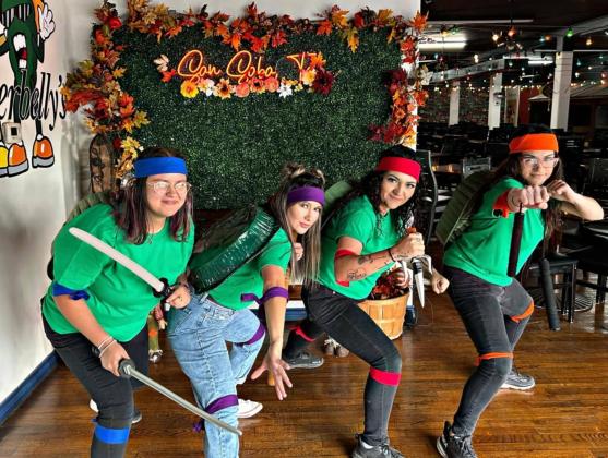 Pepperbelly's hired a special Ninja Turtles crew for Halloween this year! / Photo by Djuana Payton