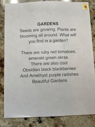 Poetry - Third Place