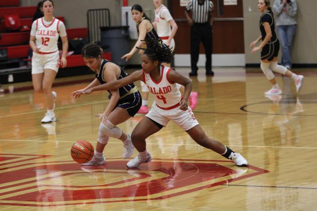 #12 Aaliyah Patino makes a steal against Salado player