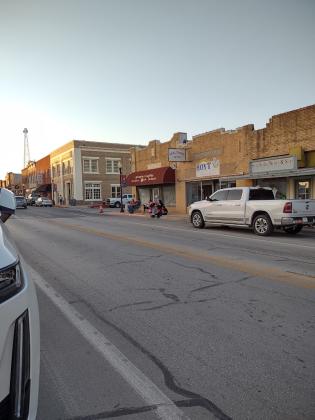 You could find folks up and down Wallace St. reserving their spots for the Christmas parade. (Djuana Payton)