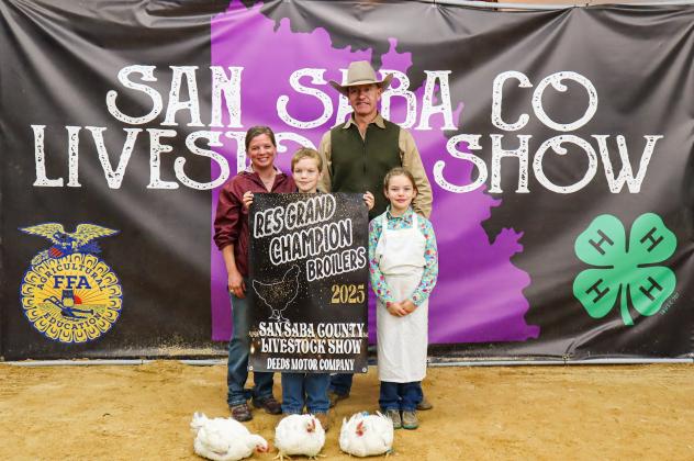Reserve Grand Champion Broilers - Wiley Murray