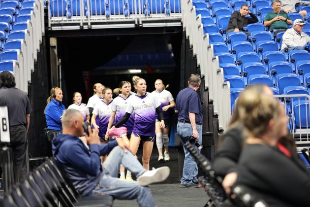 Lady Dillos at the Alamodome playing in the State Championship game
