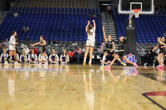 Lady Dillos at the Alamodome playing in the State Championship game