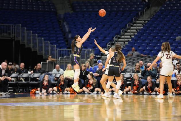Lady Dillos at the Alamodome playing in the State Championship game