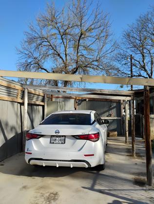 Remains of a carport on Taylor Street - By Erica Leanne Martinez
