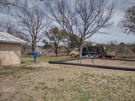 The work even extends to the playground area. / Photo by Djuana Payton