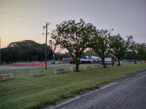 April 25, 2025 - the concrete is being poured | photo by Djuana Payton