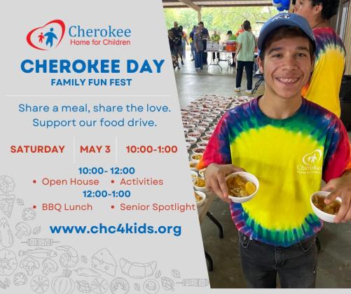 CHEROKEE DAY FAMILY FUN FEST 2025! ~ Saturday, May 3rd